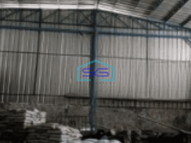 Dijual Gudang Akses Container Luas Bangunan  1800 m² di Cengkareng Jakarta Barat