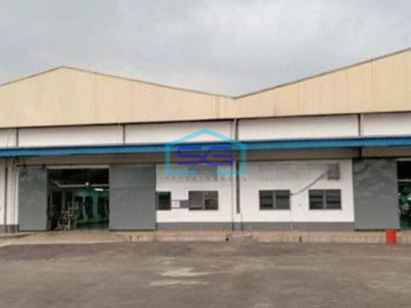 Dijual Cepat Gudang Ex Pabrik 1,2 ha Luas Gudang 7000m2 Garment Pinggir Jalan Raya Strategis dekat Tol Citeureup Bogor