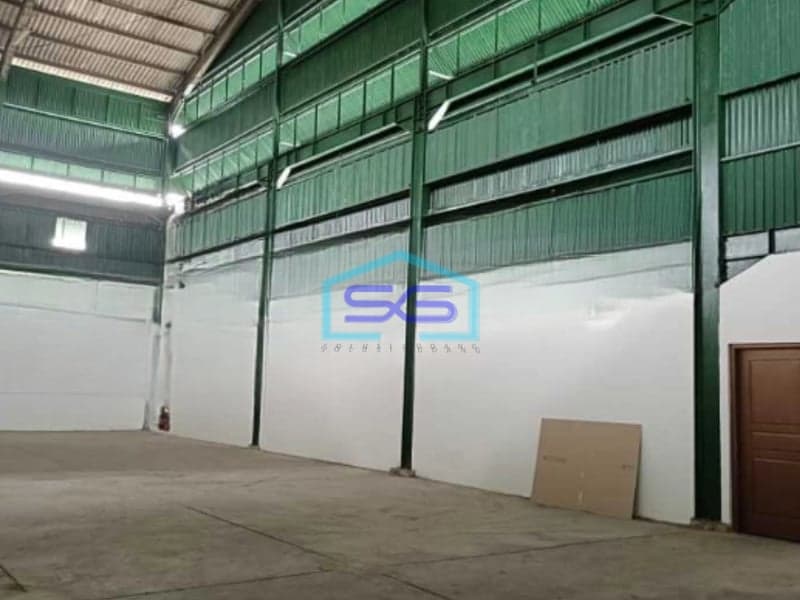 Disewakan Gudang Bebas Banjir Luas Bangunan  770 m² Lokasi Jurumudi Tangerang