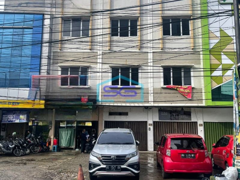 Disewakan Ruko 2 Unit Jalan Radial Palembang Luas Bangunan 192m2