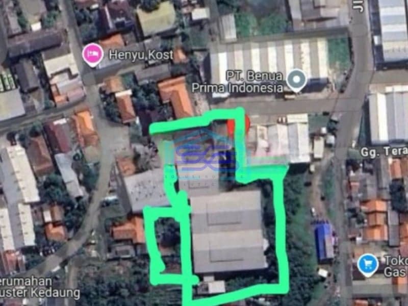 Dijual Gudang Dekat Bandara Jln Iskandar Muda Tangerang Luas Bangunan  3000 m²