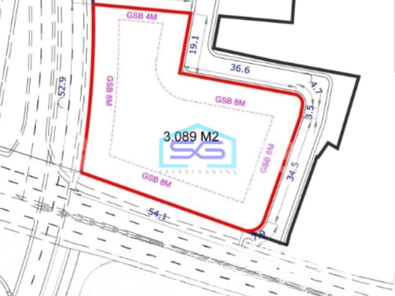 Disewakan Tanah Lokasi Pinggir Jalan Jakarta Barat Luas 3089 m²