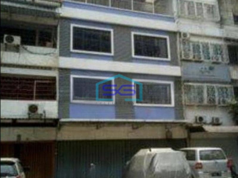 Dijual Ruko 4 Lantai Pasar Baru Krekot Jakarta Pusat LB 336m2