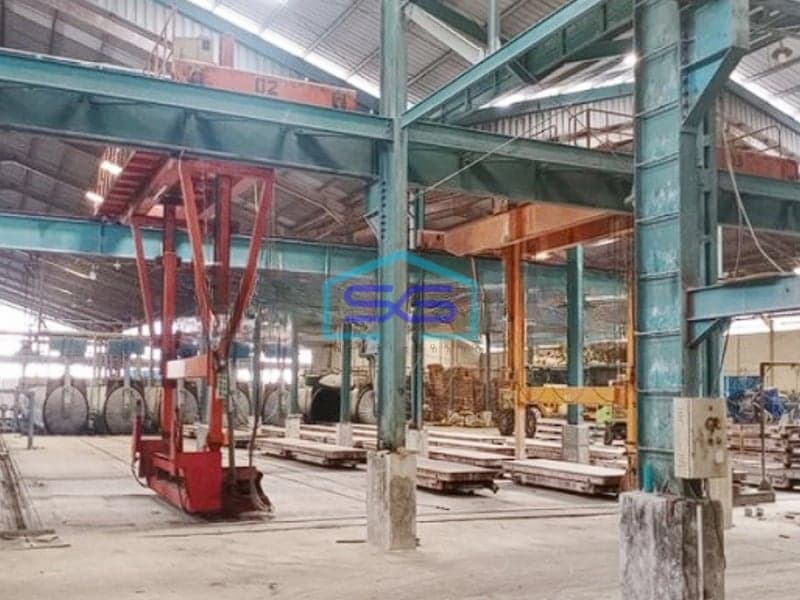 Disewakan Pabrik Izin Industri Bisa Loading Dock Dekat Tol di Cikande Serang LT 14000m2