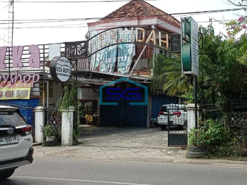 Dijual Tanah + Bangunan Ruang Usaha di Jalan Sultan Mansyur Palembang LT 1500m2