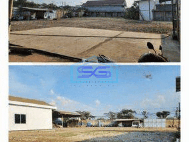 Dijual Tanah plus Gudang di jl raya prancis Dadap Tangerang