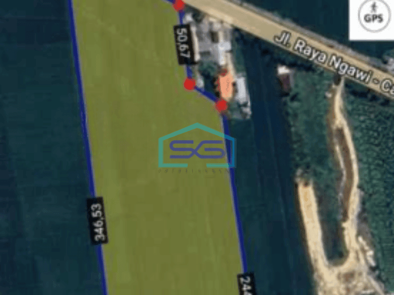 Dijual Tanah Strategis Lokasi Caruban Madiun Luas Tanah 2.8 Ha