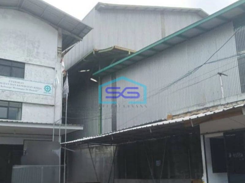 Dijual Pabrik di Jati Uwung Tangerang Luas Bangunan 3328 m²