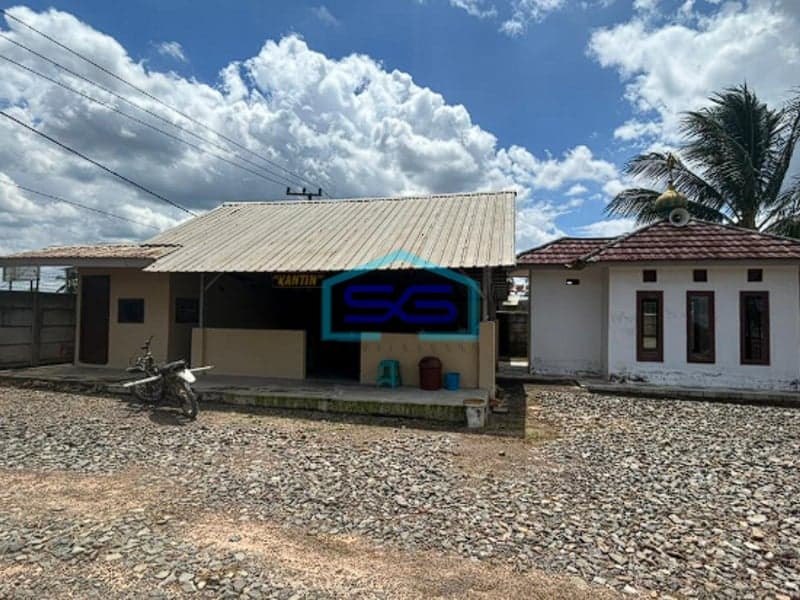 Dijual Gudang Plus Tanah di Tanjung Api Api Banyuasin Palembang LB 1100m2