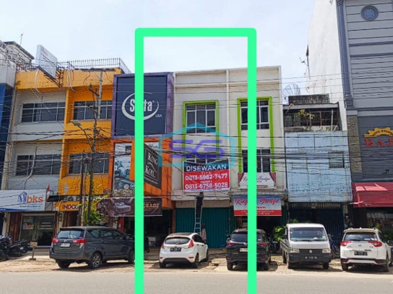 Disewakan Ruko di Jalan Kolonel Atmo, Palembang Luas Bangunan 192m2