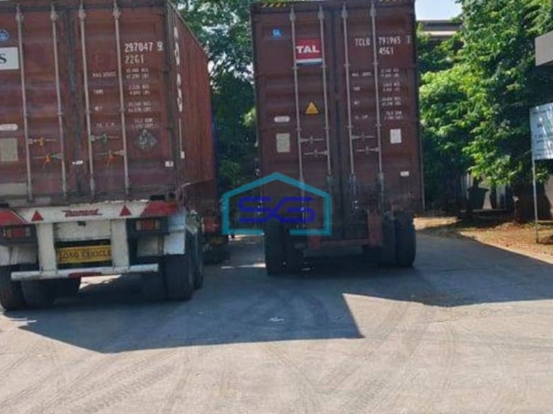 Dijual Gudang di Klapanunggal Bogor Daerah Industri Akses Kontainer 40 Feet LT 6010m2