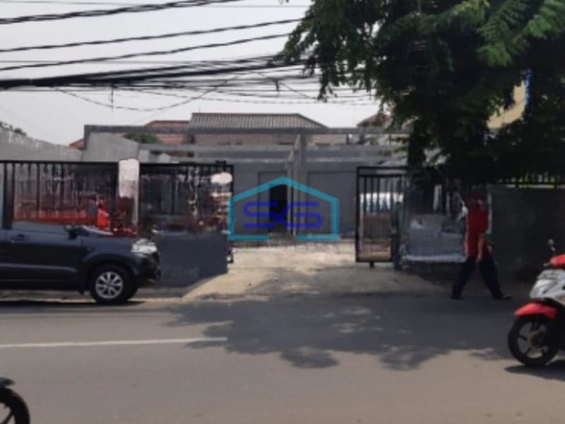 Dijual Tanah Kavling Ada Bangunan Gudang di Pinggir Jl Duri Kosambi Raya Cengkareng Jakarta Barat