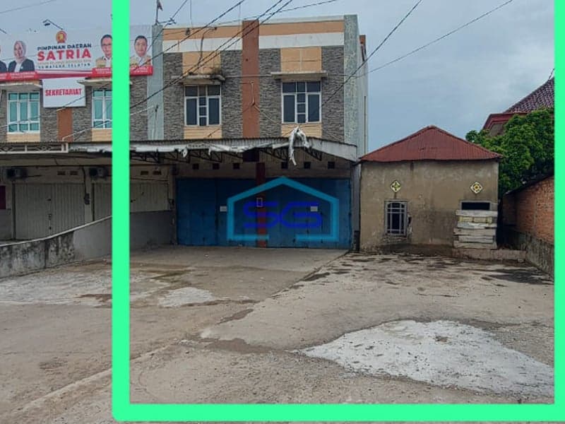 Dijual Ruko Plong 2 Unit di Jalan Alamsyah Ratu Prawiranegara Palembang LT 467m2