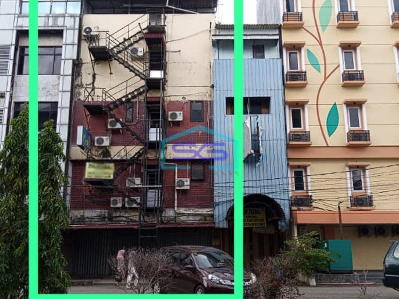 Disewakan Ruko Jumbo di Komplek Ilir Barat Permai Palembang Luas Bangunan 675m2