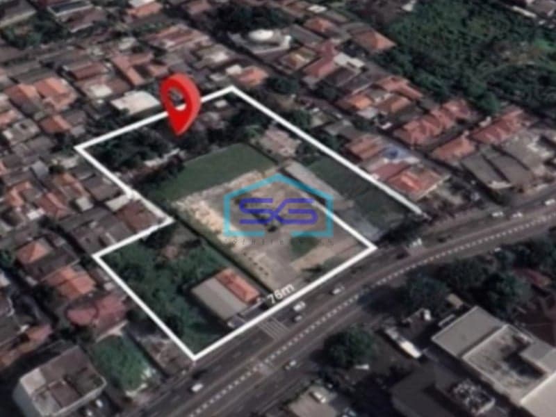 Dijual Tanah Kavling Strategis Pinggir Jalan Raya Jakarta Selatan LT 15000m2