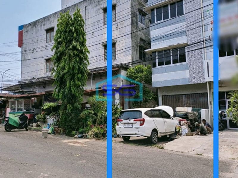 Disewakan Ruko 3 Lantai Lokasi Strategis di Jalan Jenderal Sudirman Kota Palembang LB 176m2