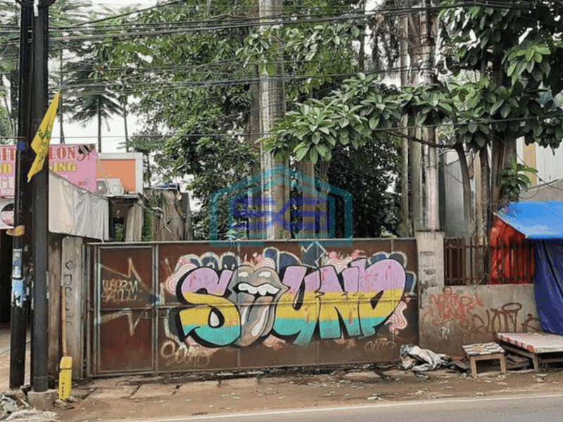 Disewakan tanah siap usaha di Raya Hasym Ashari Cipondoh