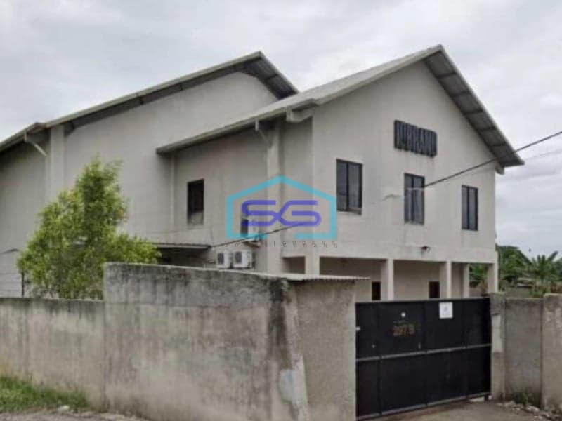 Dijual Gudang Bangunan 2 Lantai di Cipondoh Tangerang Siap Huni Luas 800m2