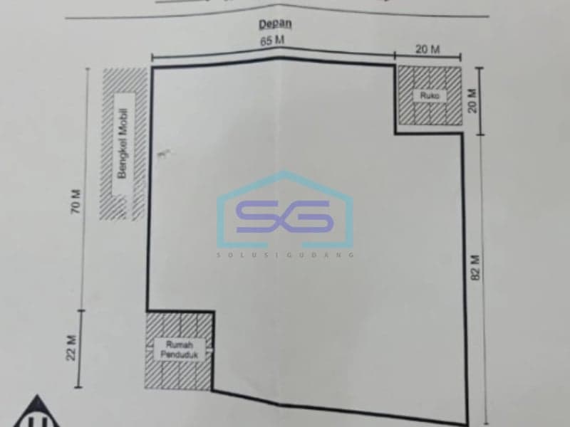 万隆市西爪哇主干道6825平方米土地出售