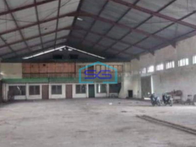 Dijual Gudang Zona Industri Dekat Exit Tol Klaten Pinggir Jalan Raya LT 6500m2