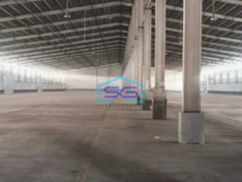 Dijual Tanah Bonus Bangunan Gudang Siap Pakai Cikarang Bekasi LT 13,9 Ha