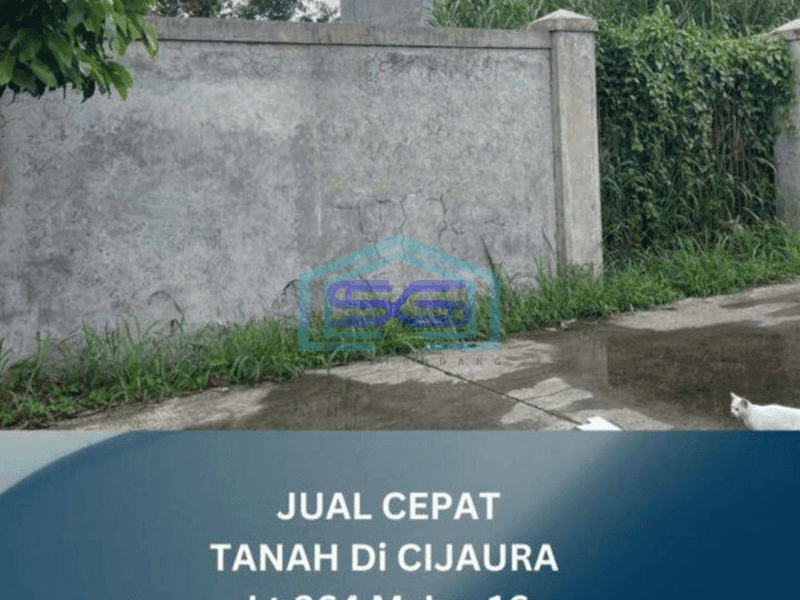Dijual Tanah Cocok Untuk Gudang di Jalan Cijaura Girang Bandung