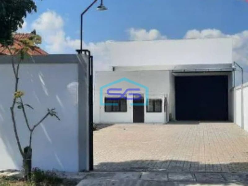 Disewakan Gudang Murah Siap Huni Akses Kontainer Area Kalasan Dekat Prambanan Sleman LT 1150m2