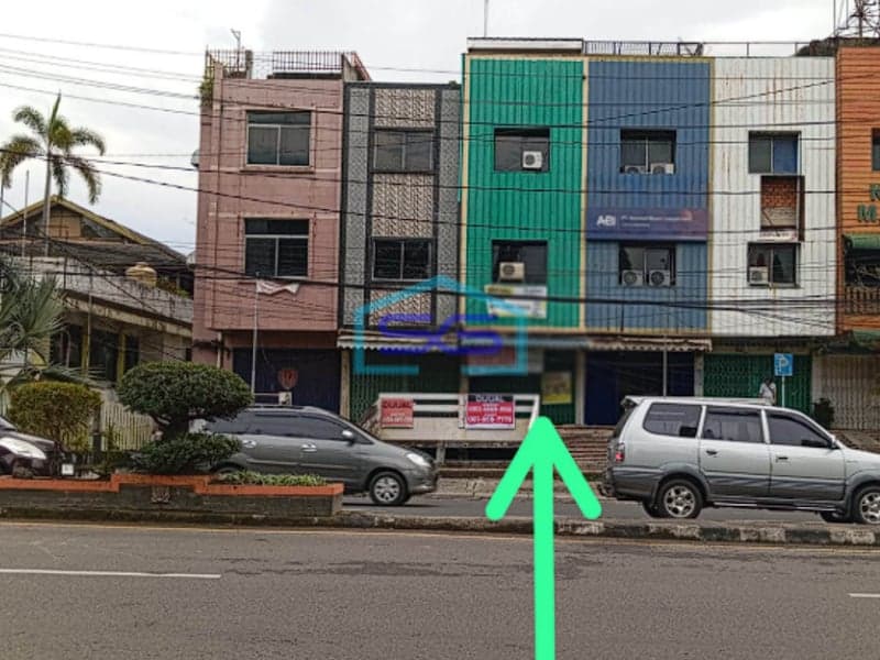 Dijual Ruko 4 Lantai Plus Basement di Jendral Sudirman Palembang LB 280m2