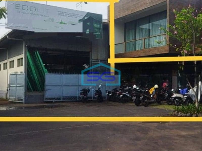 Disewakan Gudang Kantor Workshop di By Pass Pesanggaran Denpasar Bali LT 550m2