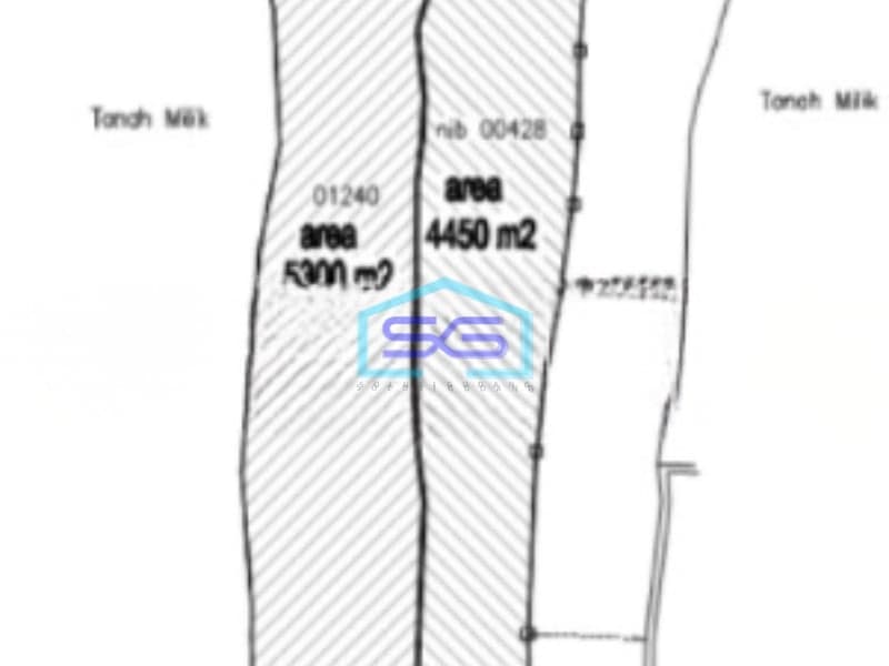 Dijual Tanah Murah Luas  9750 m² Lokasi Kerobokan Badung Bali