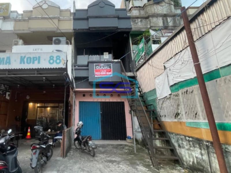 Dijual Ruko 2,5 lantai di Jl. Kapten Anwar Sastro Palembang Luas Tanah 96m2