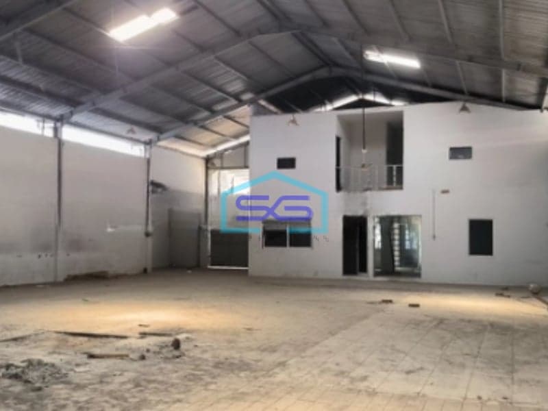Disewakan Gudang Siap Pakai Strategis Jalur Utama Cipondoh Tangerang Bebas Banjir LB 800m2