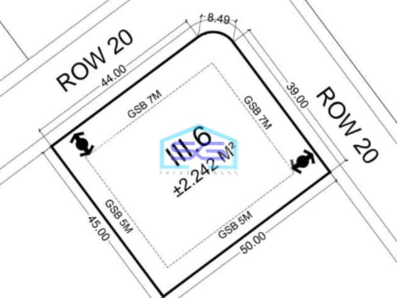 Dijual Tanah Kavling Komersial Strategis Di Bsd City Tangerang LT 2242m2