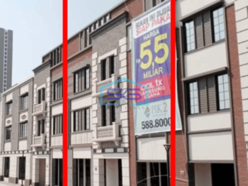 Dijual Rukan Osaka di Jalan Raya Boulevard Osaka PIK 2, Jakarta Utara Luas Tanah 76 m²