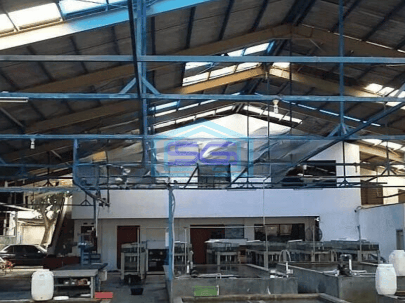 Dijual cepat gudang jl warung gantung rawalele