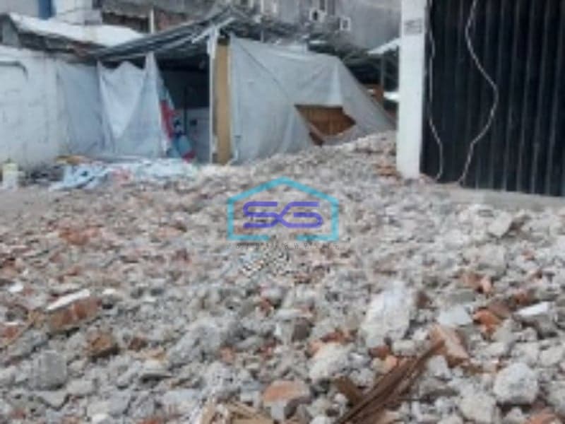 Dijual Tanah Komersil Kavling Pinggir Jalan Besar Grogol Jakarta Barat LT 624m2