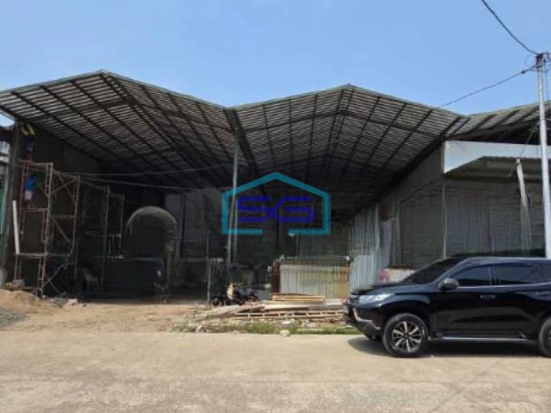 Disewakan Gudang Akses Container 40 Feet Luas Bangunan  146 m² di Kapuk Kamal Jakarta Barat