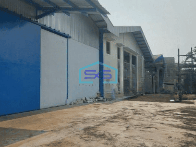 Dijual Gudang Akses Container Luas Bangunan 2070 m² di Cikupa Tangerang