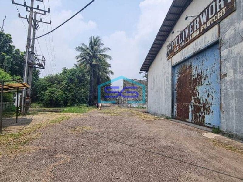 Dijual Gudang/Pabrik Lokasi Bagus di Pinggir Jalan Cikande Serang LT 1,4 Ha