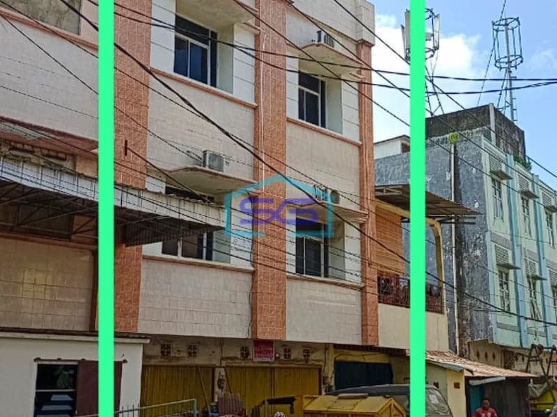 Disewakan 2 Unit Ruko 3 Lantai Jalan Pangeran Antasari Palembang LB 192m2