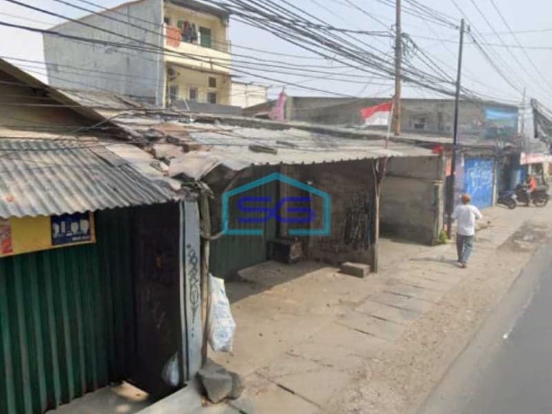 Dijual Ruko 1 Lantai Hitung Tanah Saja di Pinggir Jalan Raya Cengkareng Jakarta Barat LT 250m2