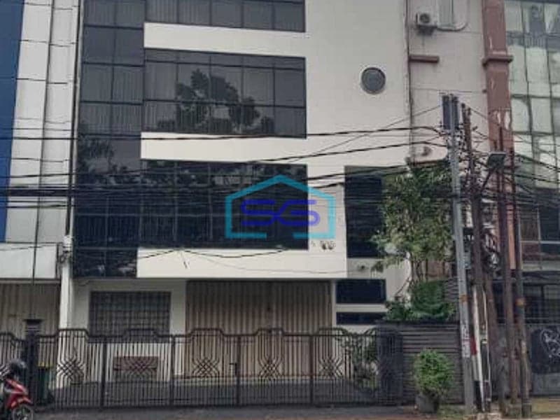 Disewakan Gedung Kantor 4 Lantai Di Cideng Timur Jakarta Pusat Lokasi Strategis LB 680m2