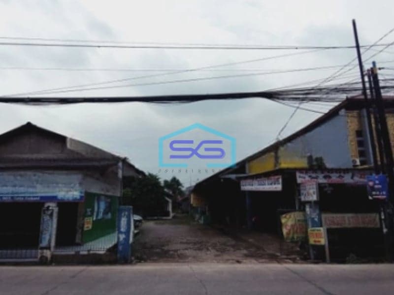 Dijual Tanah Strategis Ada Bangunan Cocok Untuk Usaha di Bantar Gebang Bekasi LT 1570m2