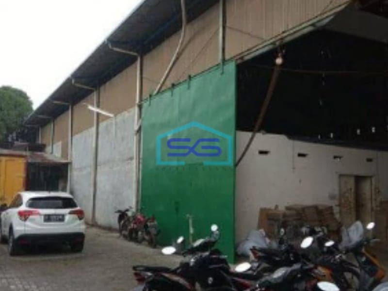 Dijual Tanah dan Bangunan Gudangnya Saja di Tambun Bekasi LT 1450m2