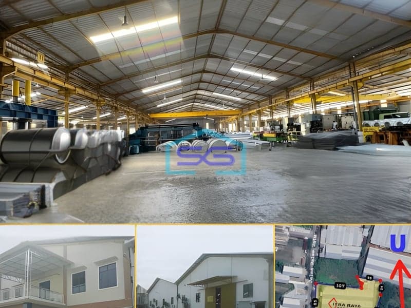 Dijual Pabrik Lokasi di Jl. Pelem Watu Menganti Gresik Jawa Timur LT 14060m2