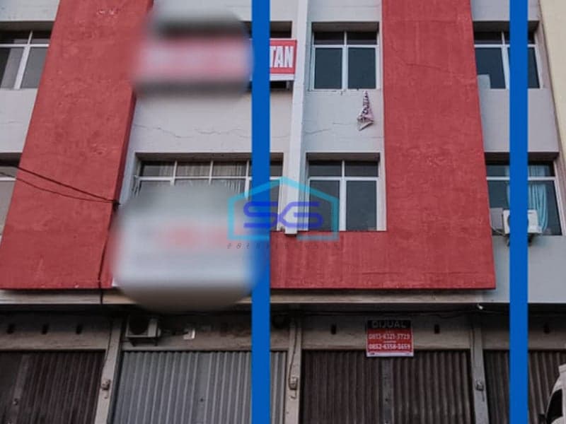 Dijual Ruko 3 lantai di Alang-Alang Lebar, Palembang Luas Tanah 188m2