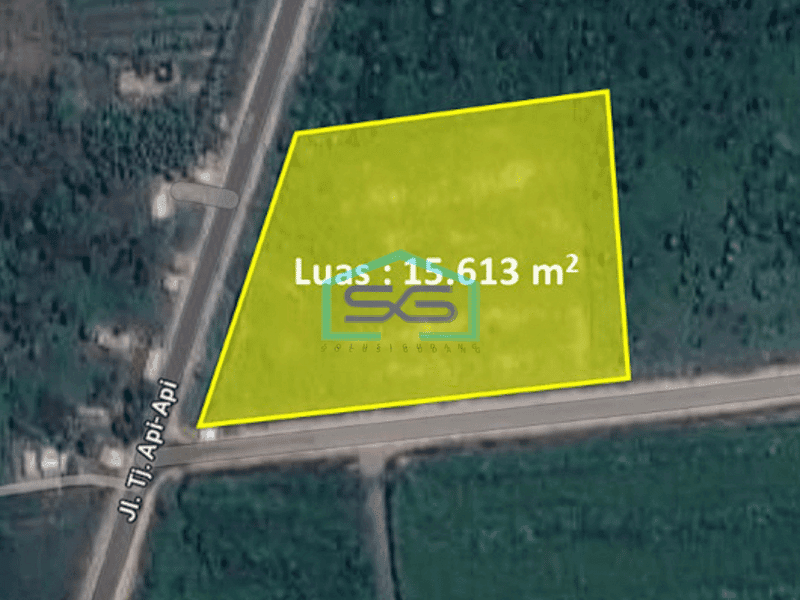 Dijual Tanah Siap Bangun di Jalan Tanjung Api-Api, Palembang Luas 15000m2