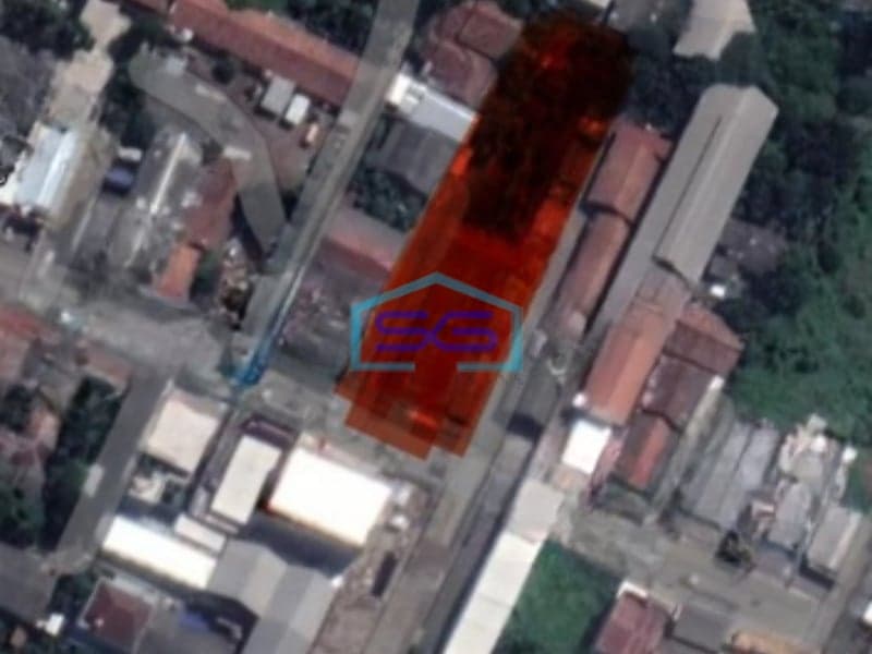 Dijual Tanah Strategis Ada Bangunan Cocok Untuk Usaha di Bantar Gebang Bekasi LT 1570m2