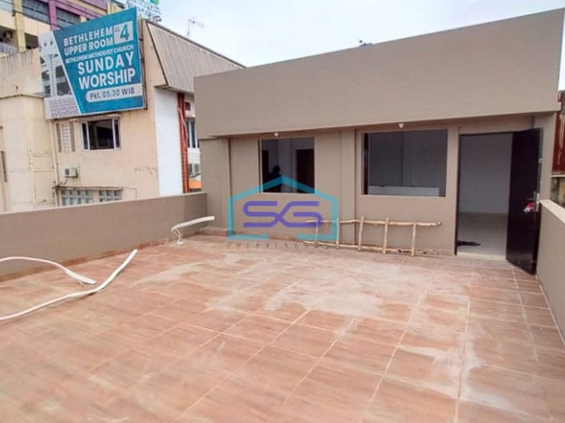 Disewakan Ruko 4 Lantai Baru di Jalan Rupit Palembang LB 290m2