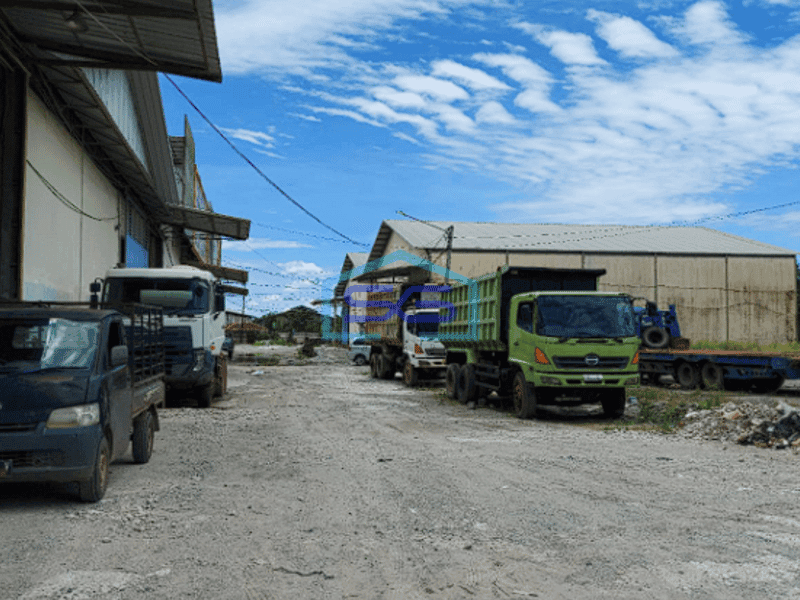 Disewakan 3 Unit Gudang Gandeng di Komplek Pergudangan Jl Bumi Mas Km 12 Palembang